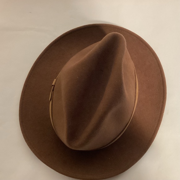 Vintage Dorfman Pacific Mens Wool Fedora size medium Indiana Jones style hat USA - Picture 8 of 10